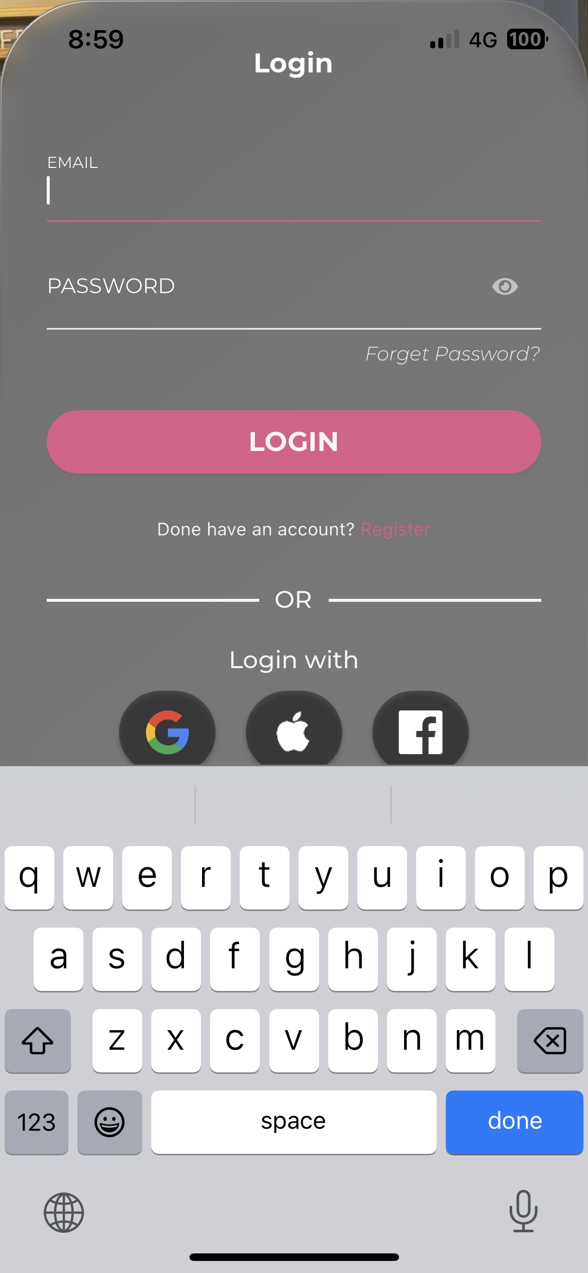 Mobile Login